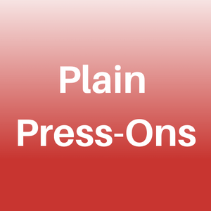 Plain Press Ons