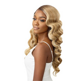 Lavette Sleek Lay Part Synthetic Lace Front Wig By Outre