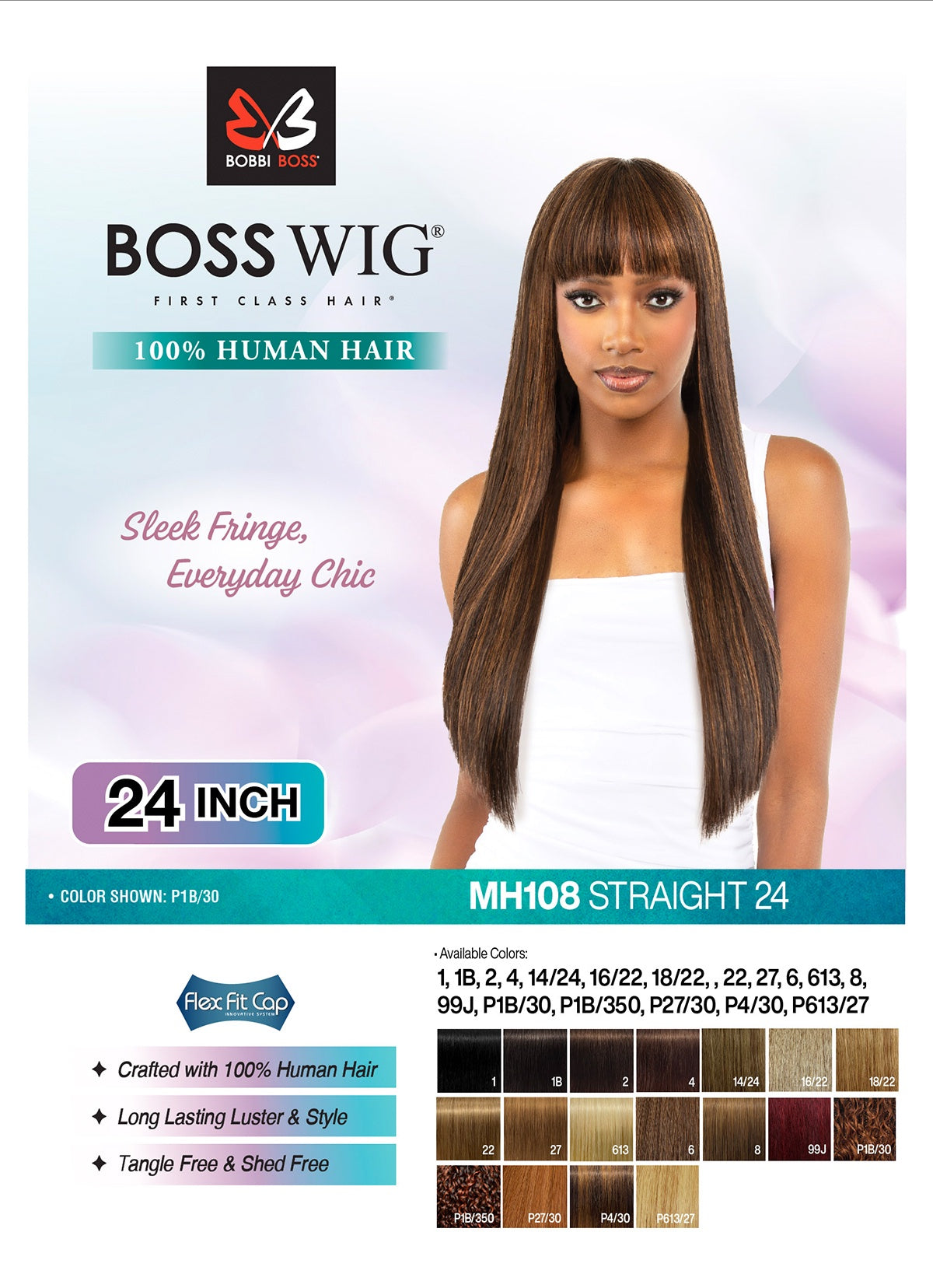 MH108 Straight Wig 24"