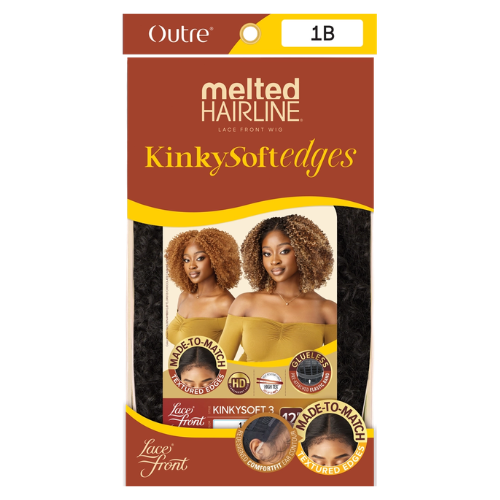 KinkySoft3 Melted Hairline Lace Front Wig