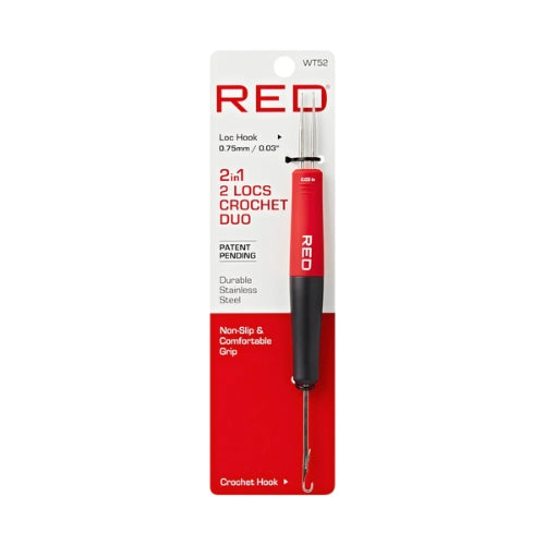 Kiss Red WT52 Dreadlock Hook 2in1