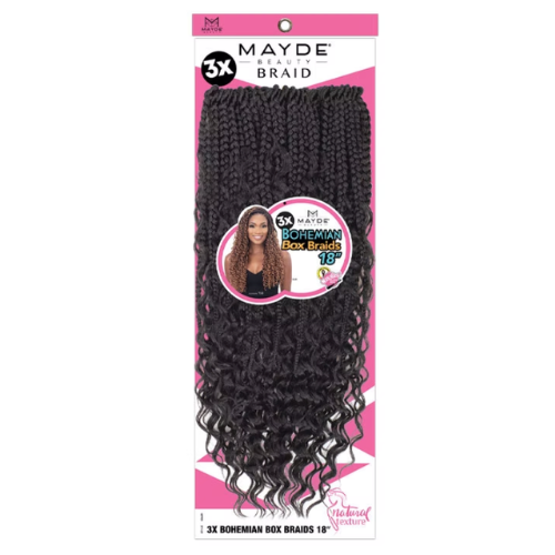 Bohemian Box Braid 3x