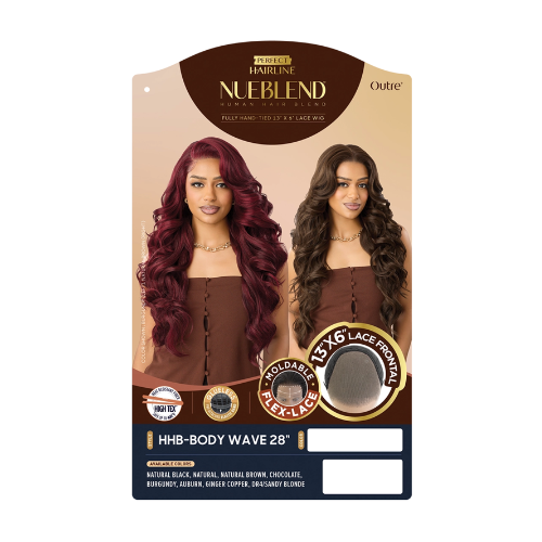 HHB-Body Wave 28" Nueblend Perfect Hairline Wig