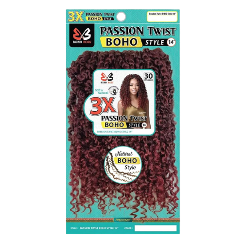 Passion Twist Boho Style 14" 3x