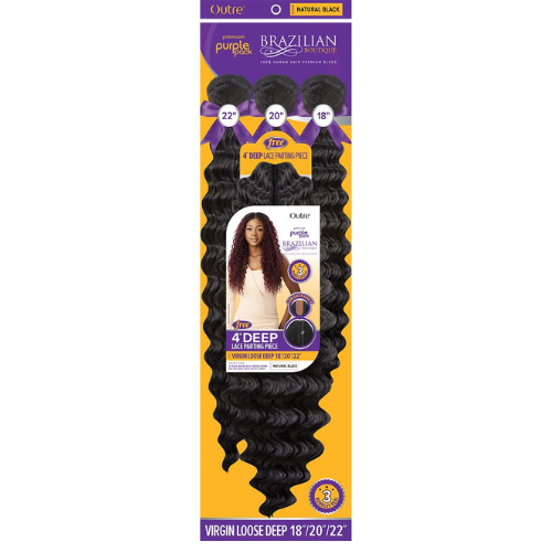 Purple Pack PP Virgin Body 18"20"22"