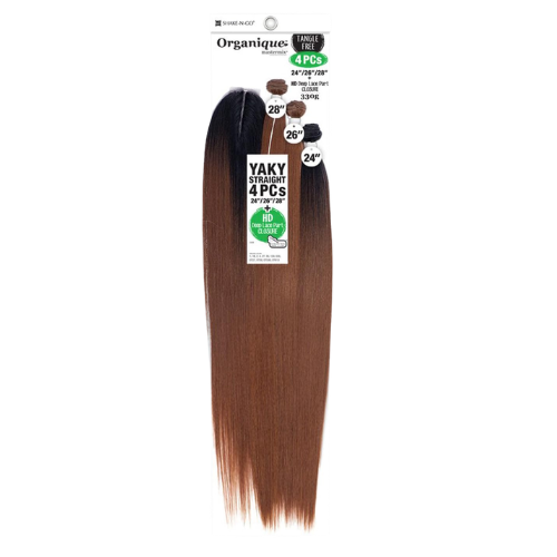 Organique Yaky Straight 4pc 24"26"28"