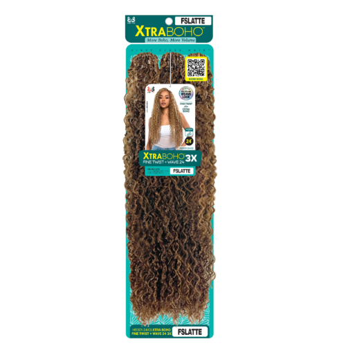 Xtra Boho Fine Twist Wave 24" 3x