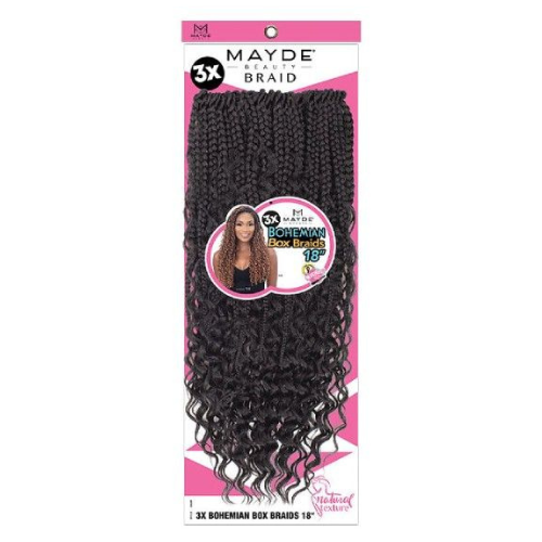 3x Bohemian Box Braids 18