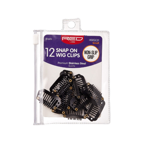 Kiss Red HWGC01 12 Wig Clips