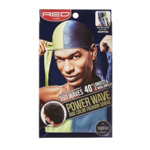 Power Wave Silky Satin Durag - Black – KISS Colors & Care