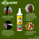 Braid Spray (12 oz) by All Day Locks