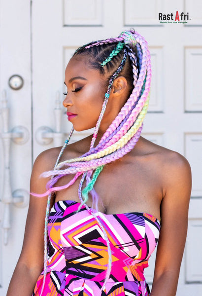 48 Color Changing Mood Braiding Hair by RastAfri – Waba Hair and Beauty  Supply