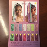 6 Pack Bundle Deal of 48" Color Changing Mood Crochet Braid Hair by RastAfri - Waba Hair and Beauty Supply