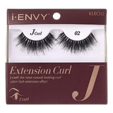 i•Envy - KLEC02 - J Curl Extension Curl Invisible Band Lashes By Kiss