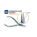 Ultra Premium Extension Pliers (Silver) by Eve Hair