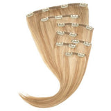 7 Piece Clip-In Black Diamond 100% Remy Human Hair Extensions By Bohyme - Waba Hair and Beauty Supply