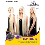 LDP-Fine40 Synthetic Premium Lace Front Wig By Motown Tress