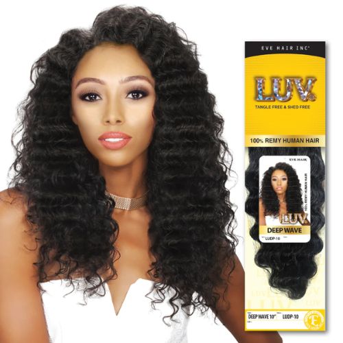 LUV Extensions 100 Remi Human Hair Deep Wave by Eve Hair Waba Hair and Beauty Supply