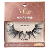 V-Luxe i•Envy - VLEC05 Peach Echo - 100% Virgin Remy Real Mink Lashes By Kiss