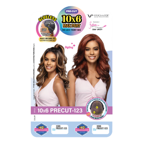 10x6 Precut-123 Lace Front Wig