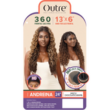 Andreina 100% Human Hair Blend 360 Lace 13x6 Lace Front Wig by Outre