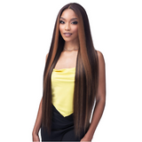 UGBL002 Monifa Human Hair Blend Lace Front Wig by Laude & Co.