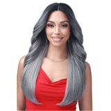 UGBL003 Zora Human Hair Blend Lace Front Wig by Laude & Co.