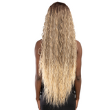 Efua Remy Illusion X-Long Human Hair Blend Lace Front Wig by Janet Collection