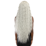 Efua Remy Illusion X-Long Human Hair Blend Lace Front Wig by Janet Collection