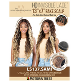 LS137.SAMI Premium Synthetic 13x7 HD Invisible Lace Front Wig by Motown Tress