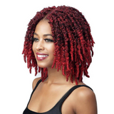 MLF613 Calif Butterfly Locs 12" Synthetic Braided Lace Front Wig by Bobbi Boss