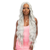 Hibo Janet Collection Remy Illision X-Long Human Hair Mix Lace Front Wig by Janet Collection