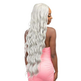 Hibo Janet Collection Remy Illision X-Long Human Hair Mix Lace Front Wig by Janet Collection