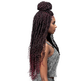 MLF619 Nu Locs Curly Tips 30" Free Part Lace Front Wig by Bobbi Boss