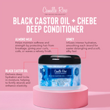 Black Castor Oil + Chebe Deep Conditioner 8oz by Camille Rose