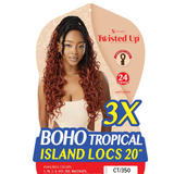 X-Pression Twisted Up 3X Boho Tropical Island Locs 20" Synthetic Crochet Braids by Outre