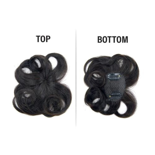 TJ-303 100% Human Hair Clip-In Hair Topper Joy Collection by Hair Couture