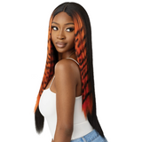 Tygra Color Bomb Glueless 5" Part Synthetic HD Lace Front Wig by Outre