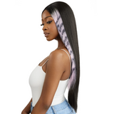 Tygra Color Bomb Glueless 5" Part Synthetic HD Lace Front Wig by Outre