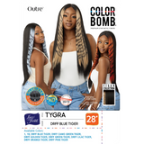 Tygra Color Bomb Glueless 5" Part Synthetic HD Lace Front Wig by Outre