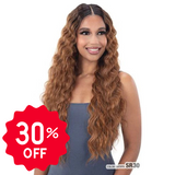 Deep Waver 003 5" Ear-to-Ear Lace Human Hair Blend Lace Front Wig by Shake-N-Go