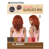 CL.Benny Day Glow Wig Synthetic Glueless Lace Part Wig by Motown Tress