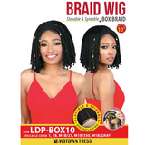 LDP-Box10 Synthetic Braid Lace Wig by Motown Tress