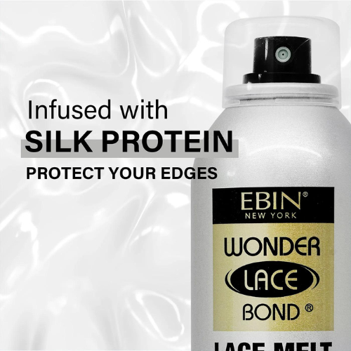Wonder Lace Bond Lace Melt Spray- Silk Protein (2.7OZ/80ML) by Ebin New York