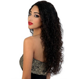 French Deep Wave Secret 100% Virgin Remy Human Hair Lace Front Wig by Motown Tress