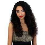 French Deep Wave Secret 100% Virgin Remy Human Hair Lace Front Wig by Motown Tress