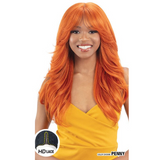 Maven Curtain Bang FreeTress Synthetic Lace Front Wig by Shake-N-Go