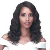 MHLF537 Hayden Unprocessed Human Hair 13"X4" HD Lace Wig by Bobbi Boss