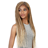 WLBII.MICRO HD Premium Hand-Tied Lace Braided Synthetic Lace Front Wig by Motown Tress