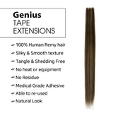 GENIUS TAPE-IN 100% Human Cuticle Intact Remy Hair by Hair Couture